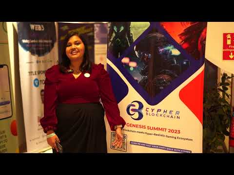 Kritika Ravichandran at the Launch of Cypher Blockchain Alpha TestNet - video from Cypher Blockchain