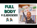 9 EJERCICIOS para todo el cuerpo💪💣 - Rutina completa