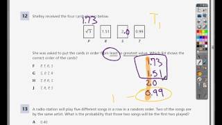 Question 12 - 8th Grade TCAP Practice Test