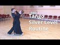 Tango Silver Level Choreography | Back Open Promenade, Brush Tap