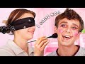 BLINDFOLDED MAKEUP CHALLENGE W/ CARTER KENCH *fail