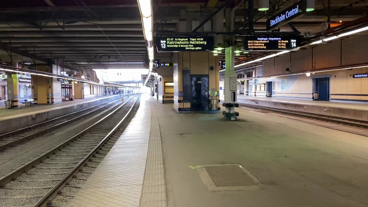 Stockholm central station Platform