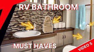 Top 5 Essential RV bathroom items for your next trip!