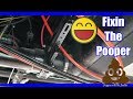 How to replace a Black Tank Valve and Fix the Flusher! || Full - Time RV Life