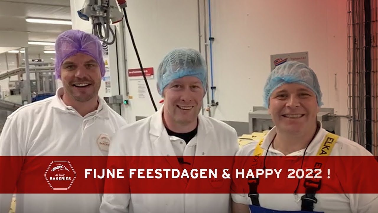 De Graaf Bakeries wenst u fijne feestdagen en een gezond & gelukkig 2022!