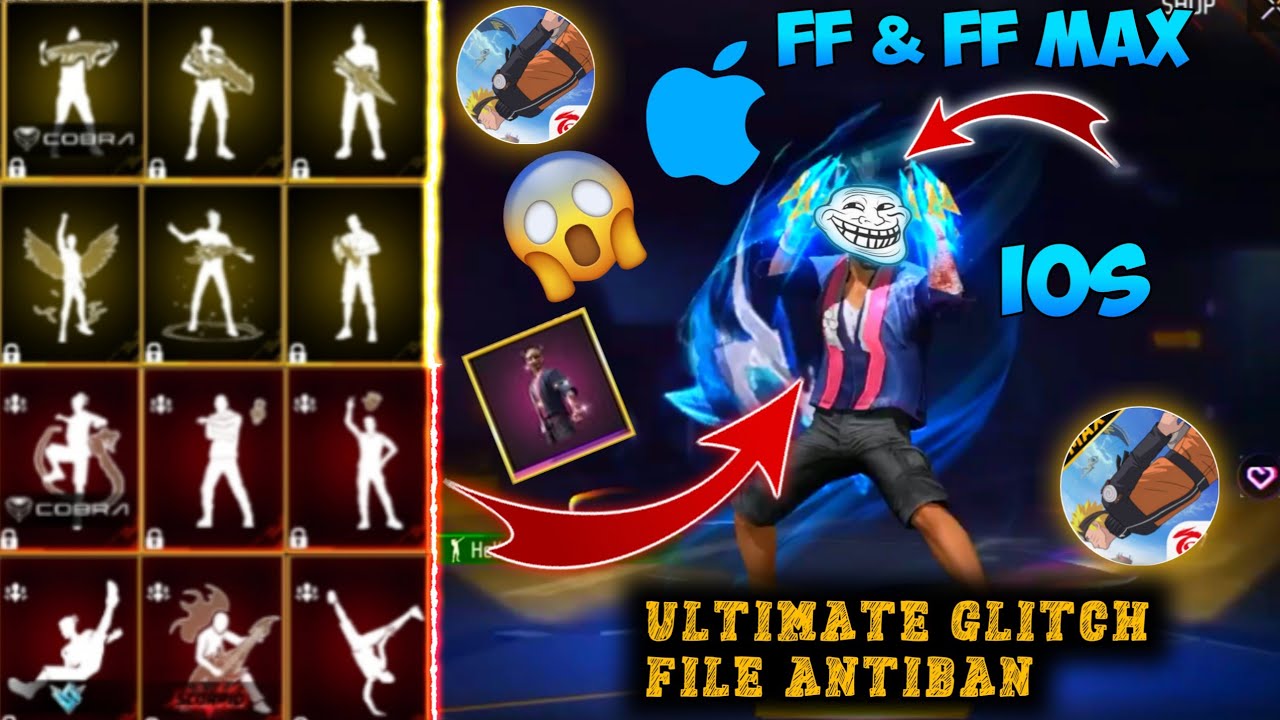🔥Free Fire IOS Glitch File | Ff + Ff Max Glitch File | Free Fire Glitch ...