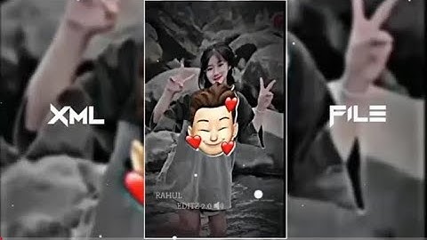 NEW TRENDING XML FILE || HEERIYE HEERIYE AA SONG || ALIGHT MOTION 2023