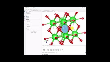 Vesta Software   Polyhedra, Labelling, Supercells