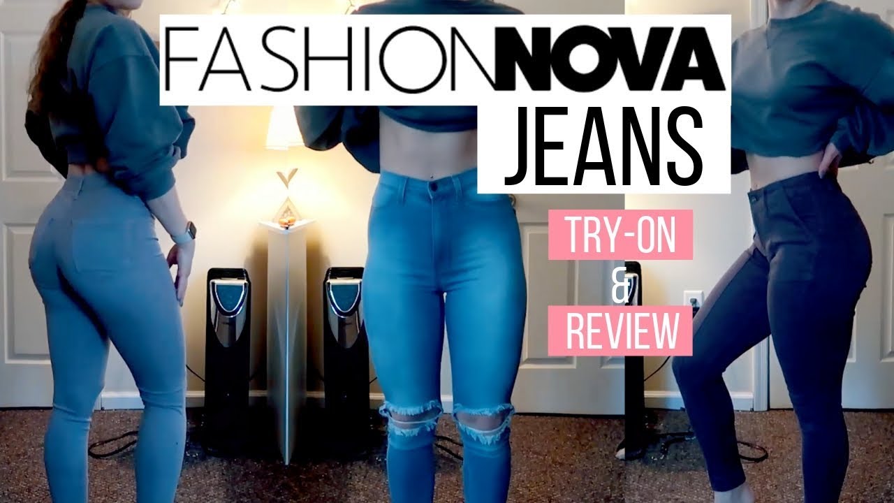 FASHION NOVA JEANS | Review & Try-on - YouTube