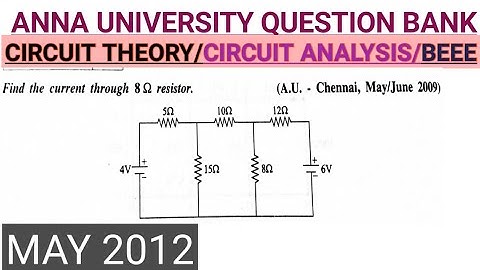 Nodal Problems-Anna University Previous year question and solutons