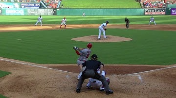 LAA@TEX: Freese hits an RBI single into left field