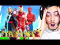 *NOVO* PASSE DE BATALHA DA MARVEL COMPLETO! - Fortnite