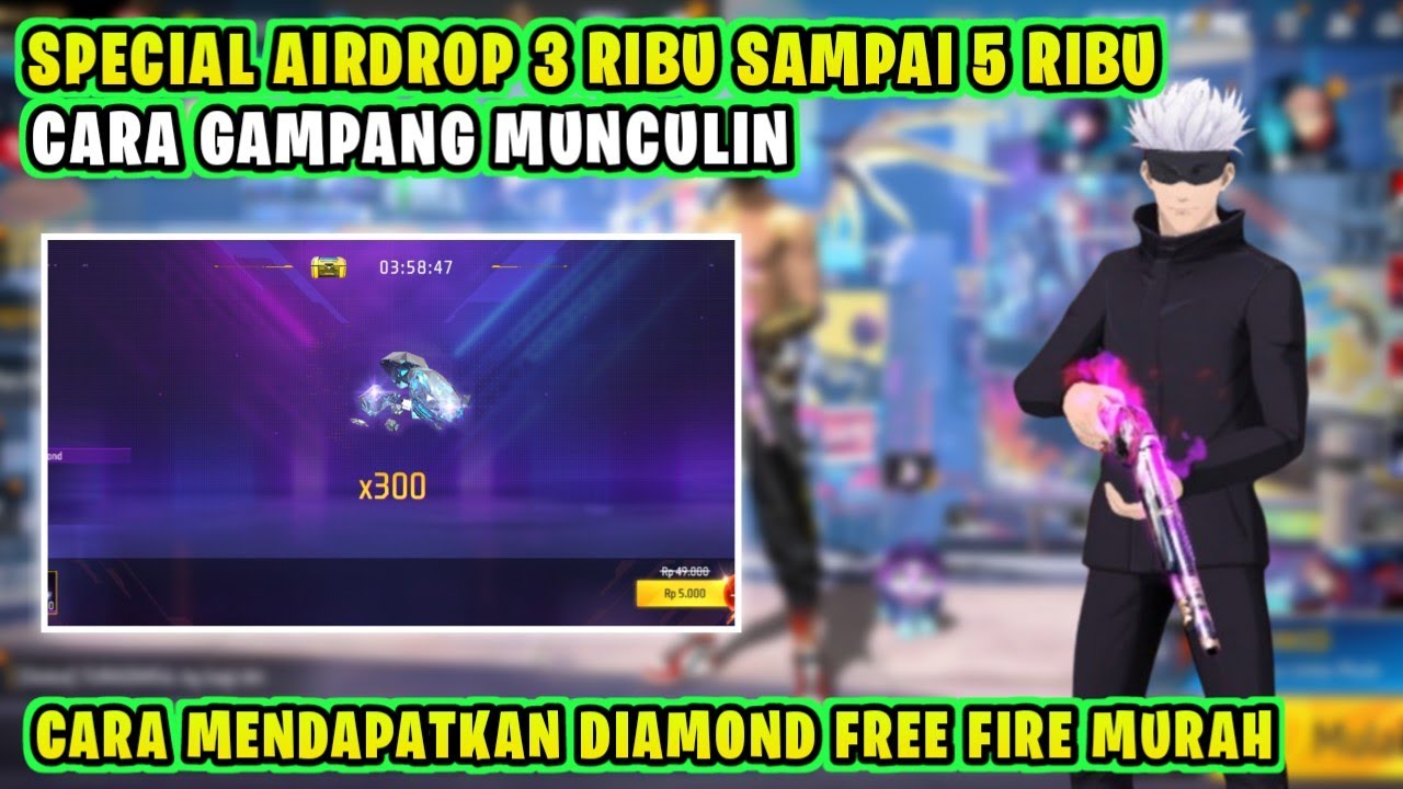 CARA DAPAT DISKON SPECIAL AIRDROP 3 RIBU DI GAME FREE FIRE TERBARU‼️