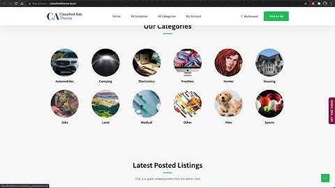 Wordpress Classified Ads Theme: How to add new categories in your website