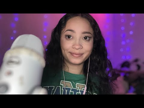 ASMR- CLICKY WHISPER + INAUDIBLE WHISPERING ✨✨