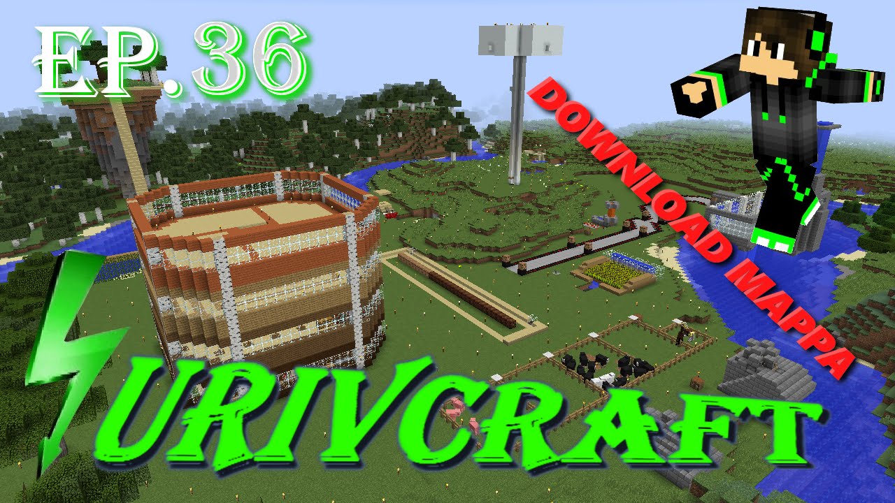 Surivcraft Ep.36 - Tour del MONDO e DOWNLOAD - YouTube