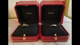 Cartier Juste Un Clou & Love Rings