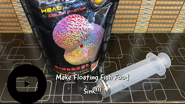 How To #Make Floating Pallets ( Fish Food) Sink!