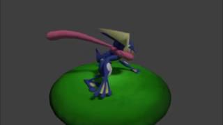 Greninja (idle) - 360º Video Test