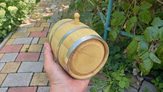DIY Mulberry Wooden Barrel | Mulberry barrel | How to make a wooden barrel by TM ZHENATAN 25,269 views 5 months ago 17 minutes