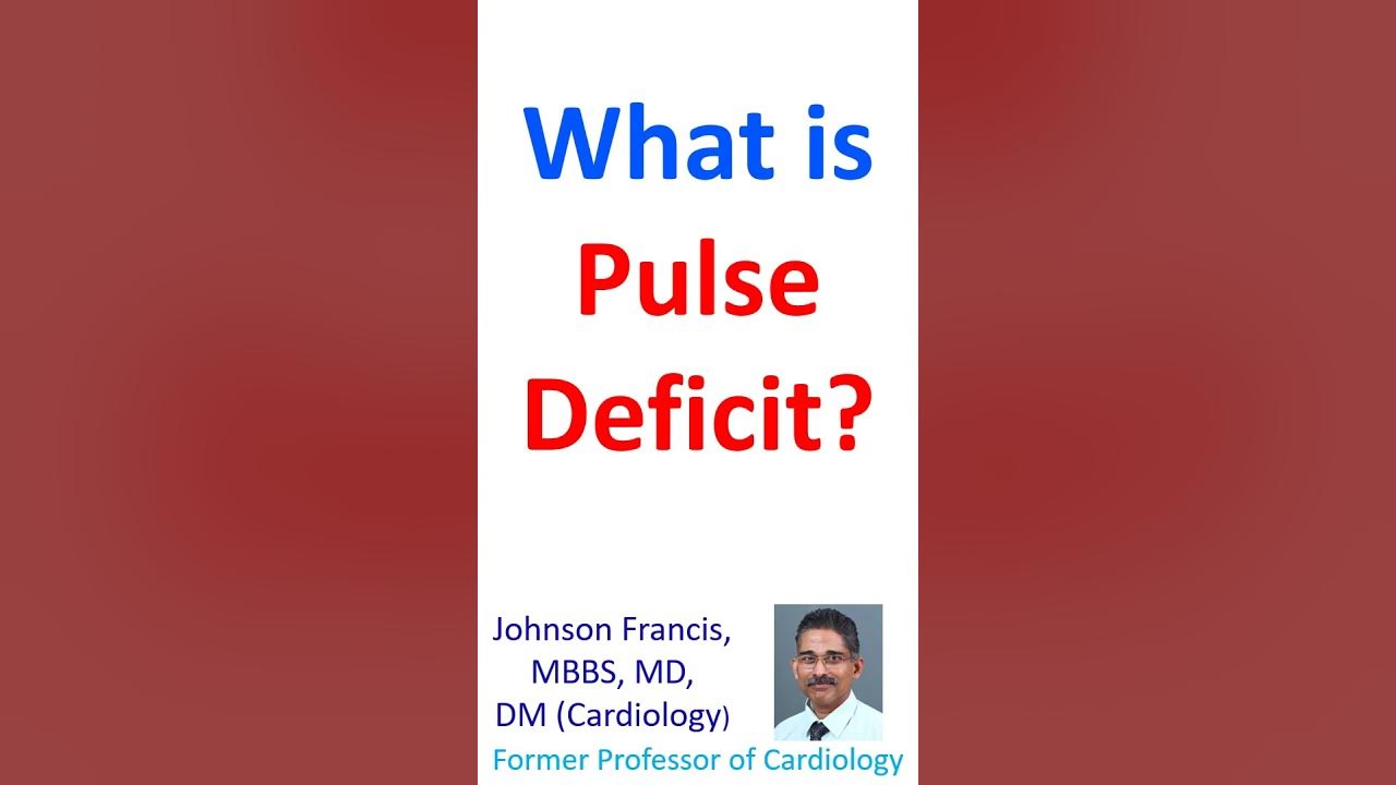 What is pulse deficit? YouTube