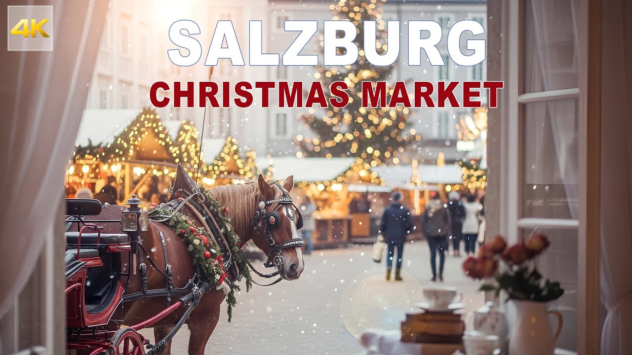 Salzburg Christmas Market 🎄 Charming Market in Europe