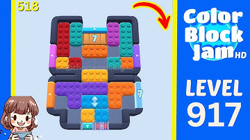 Color Block Jam Level 518 (917) Solution Walkthrough