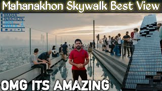 【🇹🇭 4K】Mahanakhon Skywalk Thailand | Bangkok's BEST View | Ahmad Awais Vlogs