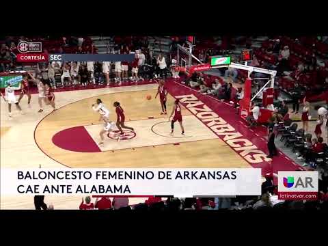 Baloncesto Femenino de Arkansas cae ante Alabama