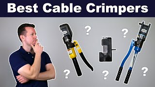 The Best Cable Crimper for a Van Conversion or RV Power System