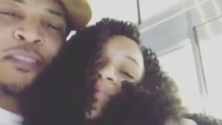 T.I Takes His Daughter On A Date Sings To Her At Dinner Table