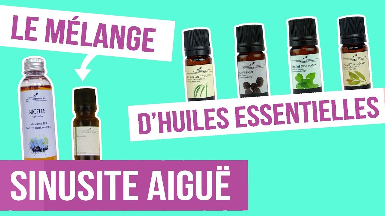 huiles essentielles sinusite