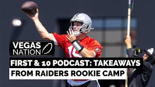 FIRST AND 10 PODCAST: Takeaways from Raiders Rookie Camp