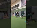 Med ball toss+ band sprint #footballtraining #speed #agility #footballdrills #explosivetraining #fyp