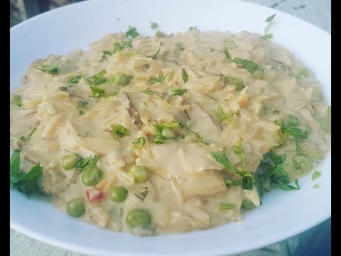 Porcini Mushroom & Creamy Mascarpone Risotto (using Orzo Pasta) - Steven Heap