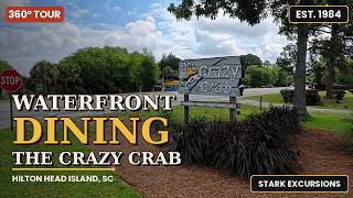 Is this Hilton Head's best waterfront restaurant? The Crazy Crab 360° tour & review