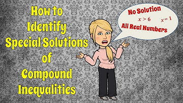 How to Identify Special Solutions of Compound Inequalities  🖤