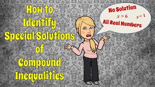 Celebrity How to Identify Special Solutions of Compound Inequalities  🖤 Profile