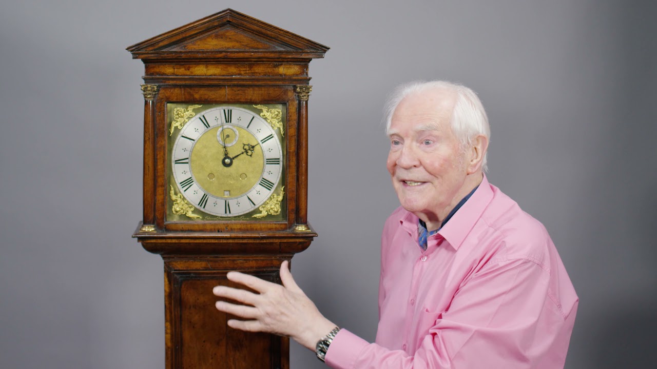 John Fromanteel, London, Circa 1670 a walnut veneered architectural striking longcase clock B