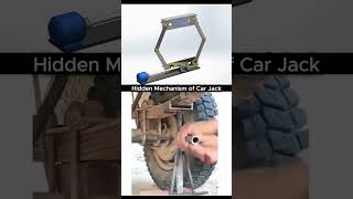 How Scissor Jack Works: Hidden Car Lift Mechanism 🤯🔥 #shorts