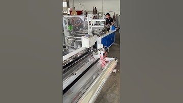 Bopp LDPE HDPE side sealing bag making machine with folder #bagmakingmachine