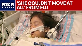 Georgia toddler paralyzed by rare flu complication | FOX 5 News