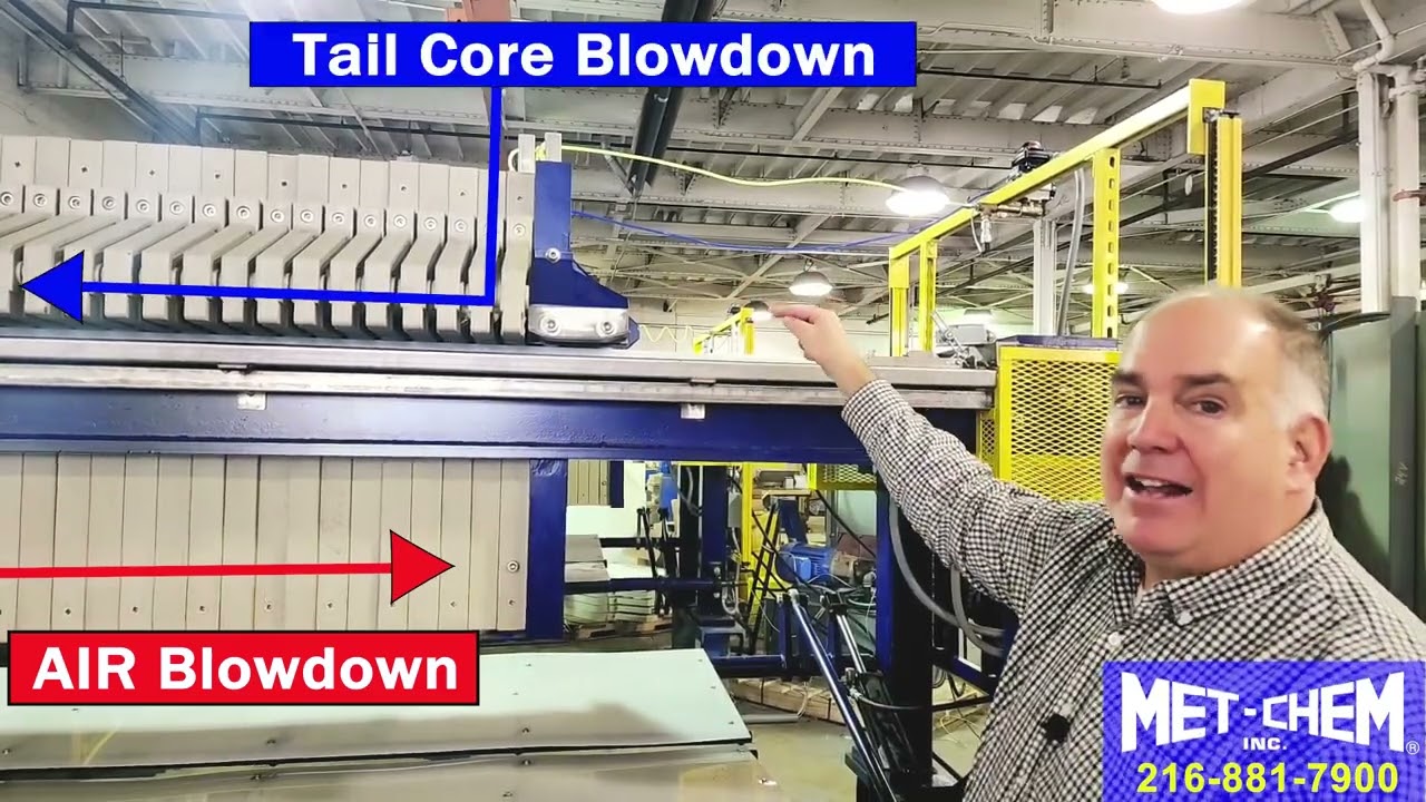 Tail Core Blowdown for a Filter Press