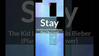 Stay by The Kid Laroi & Justin Bieber on Piano Tiles 2! | Bass and Drums Coded! | Full Cover screenshot 2