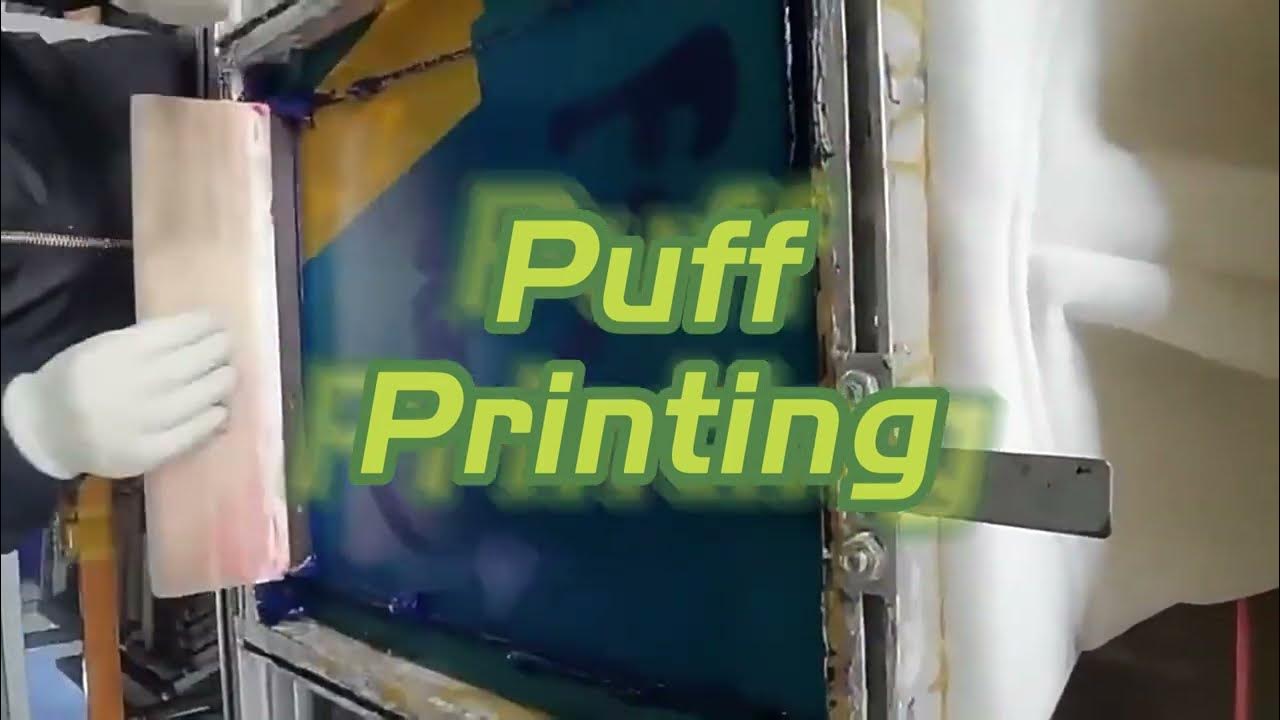 Clothing printing technology-----Puffer Printing - YouTube