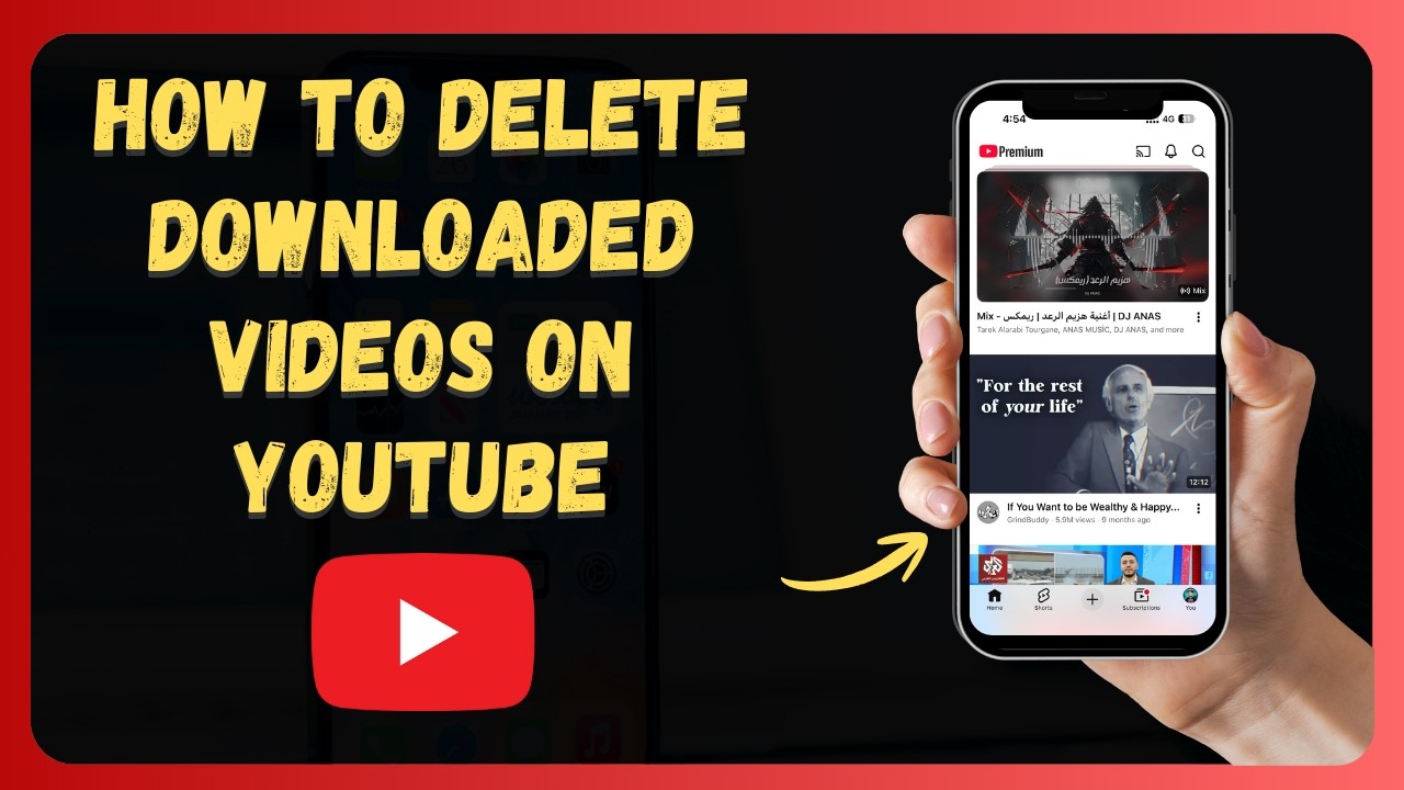 How to Delete Downloaded Videos on YouTube 🗑️ [New 2026 Update] - YouTube