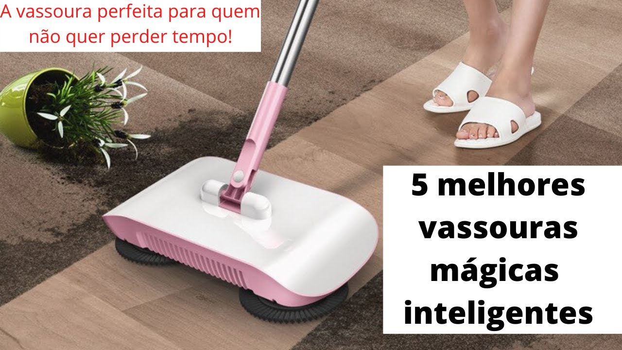 Vassoura mágica elétrica inteligente multifuncional - YouTube