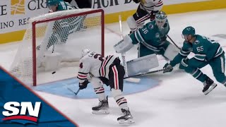 Blackhawks' Hustle Nets Sam Lafferty Back-to-Back Shorthanded Goals