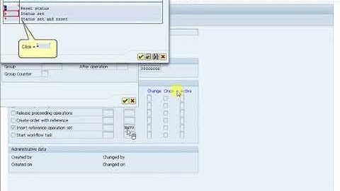 SAP PP MODULE Advanced routing functions, creating trigger point, demodtration how to creat trigger