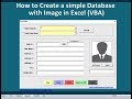 How To Create A Simple Database with Image in Excel (VBA)